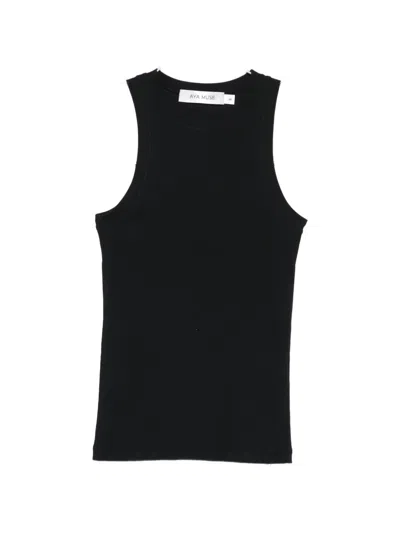 Aya Muse Crew-neck Tank Top In Black