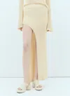 Aya Muse Asymmetric Skirt In Beige