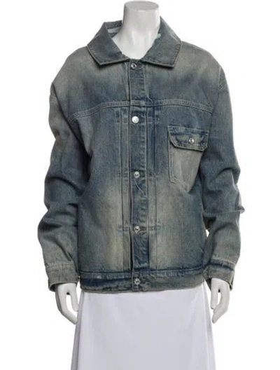 Pre-owned Aya Muse Denim Jacket In Blue
