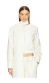 Shop Aya Muse Desi Jacket In White