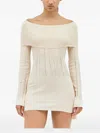 Aya Muse Deva Mini Dress In Neutral
