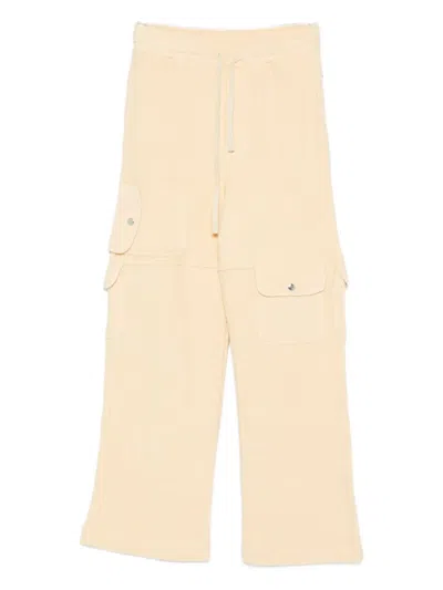 Aya Muse Drawstring Trousers In Neutral