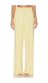 Aya Muse Drawstring Vela Pants In Gold