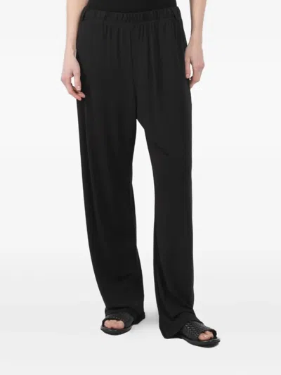 Aya Muse Elasticated-waist Trousers In Black