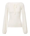 Aya Muse Elya Top In White