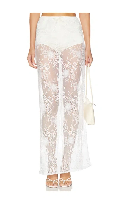 Aya Muse Eteri Skirt In White