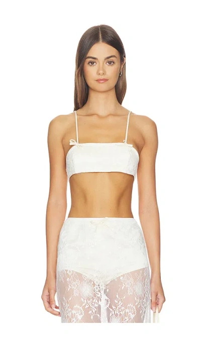 Aya Muse Eteri Top In White