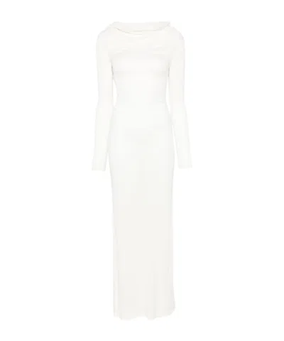 AYA MUSE FINE-KNIT ULTRA-LONG DRESS