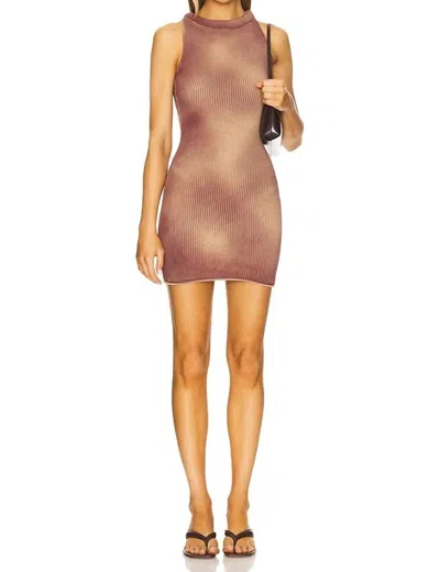 Aya Muse Fiora Dress In Pomegranate In Red
