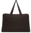 Aya Muse Gray Jacques Zipper Duffle Bag In Charcoal