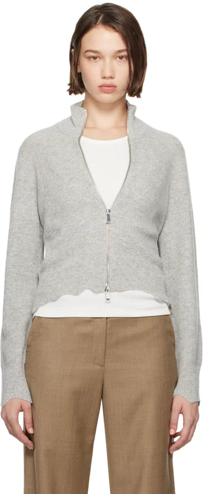 Aya Muse Gray Janus Sweater In Heather Gray