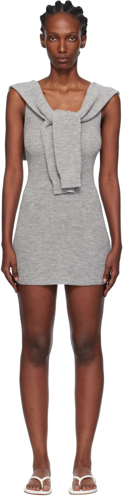 Aya Muse Gray Vao Minidress