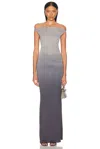 Aya Muse Hali Gradient-effect Dress In Gray