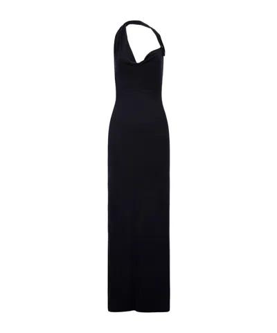 Aya Muse Halter-neck Dress In Black