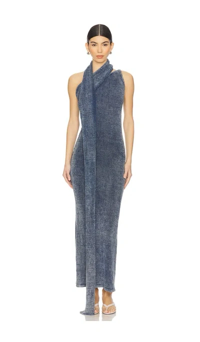 Aya Muse Han Dress In Denim