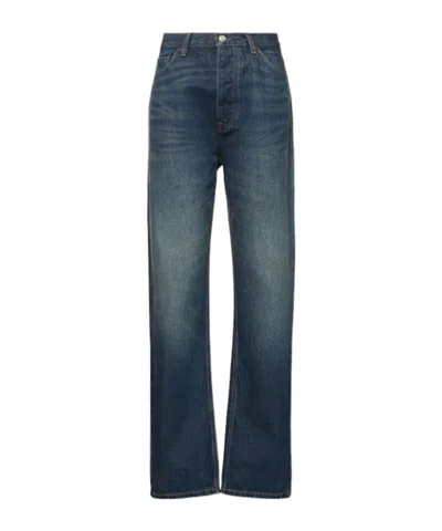 Aya Muse High Rise Tapered Jeans In Blue