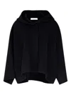 Aya Muse Hooded Cape In Black