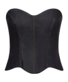 Aya Muse Non-stretch Denim Jacket In Black