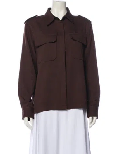 Pre-owned Aya Muse Jacket W/ Tags In Brown