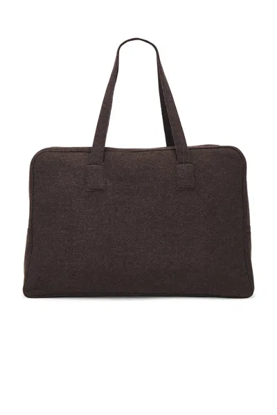 Aya Muse Jacques Zipper Duffle In Charcoal