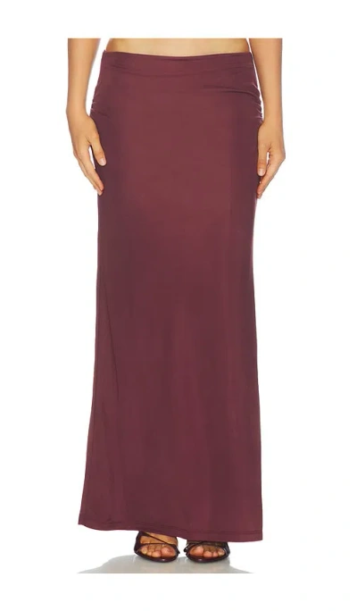 Aya Muse Kaima Skirt In Burgundy