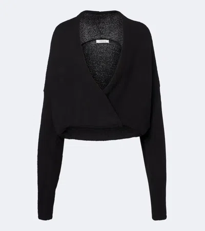 Aya Muse Wickeltop Kena Aus Baumwolle In Black