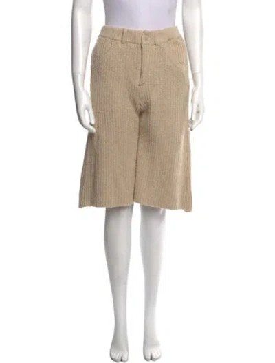 Pre-owned Aya Muse Knee-length Shorts W/ Tags In Neutral