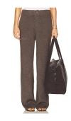 Aya Muse Knit Trousers In Taupe