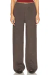 Aya Muse Knit Trousers In Taupe