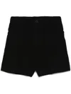 Aya Muse Erida Knit Silk-blend Shorts In Schwarz
