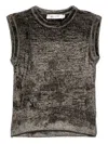 Aya Muse Knitted Tank Top In Green