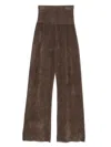 Aya Muse Knitted Trousers - Women's - Viscose/nylon