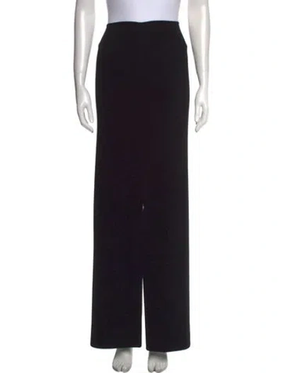 Pre-owned Aya Muse Long Skirt In Black