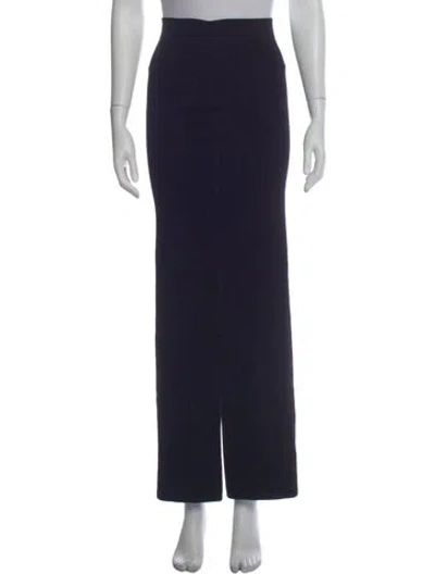 Pre-owned Aya Muse Long Skirt In Blue