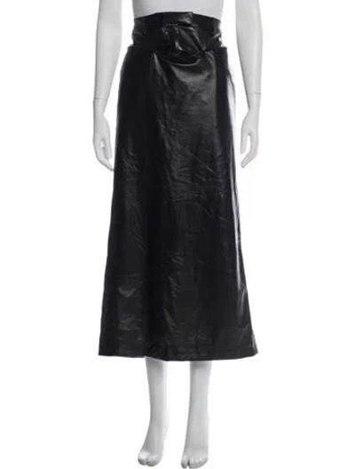 Pre-owned Aya Muse Long Skirt In Blue
