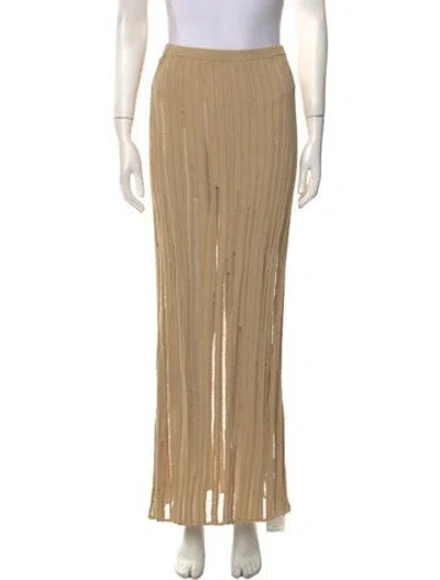 Pre-owned Aya Muse Long Skirt In Neutral