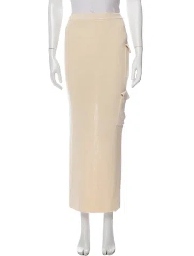 Pre-owned Aya Muse Long Skirt In Neutral