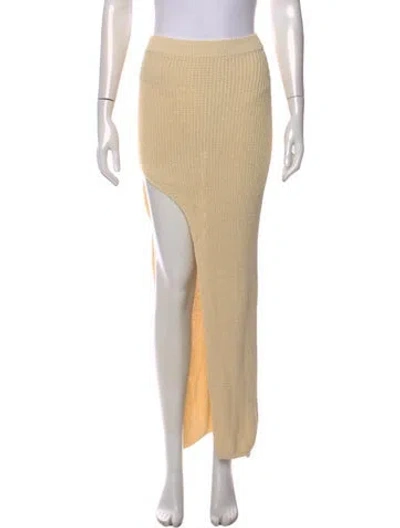 Pre-owned Aya Muse Long Skirt In Neutral