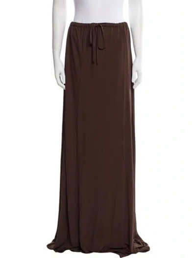 Pre-owned Aya Muse Long Skirt W/ Tags In Brown