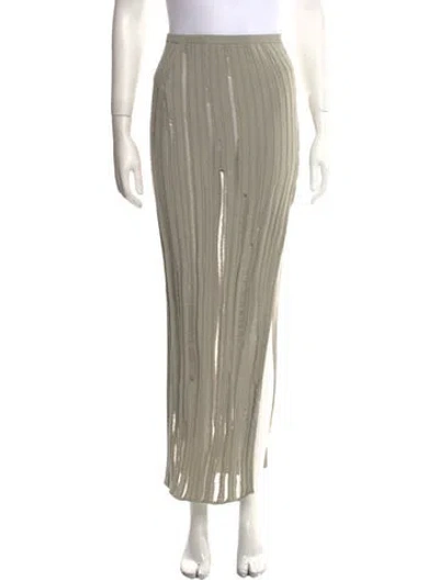 Pre-owned Aya Muse Long Skirt W/ Tags In Green