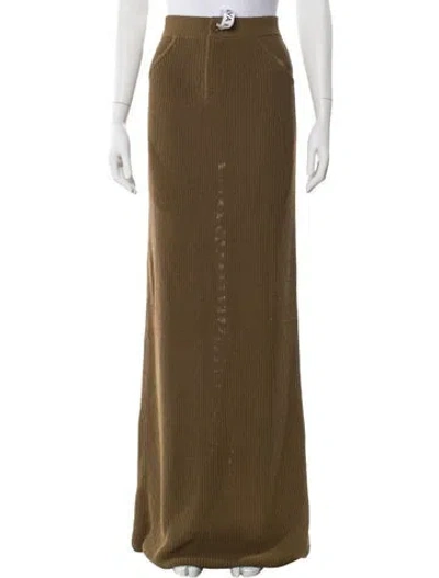 Pre-owned Aya Muse Long Skirt W/ Tags In Green