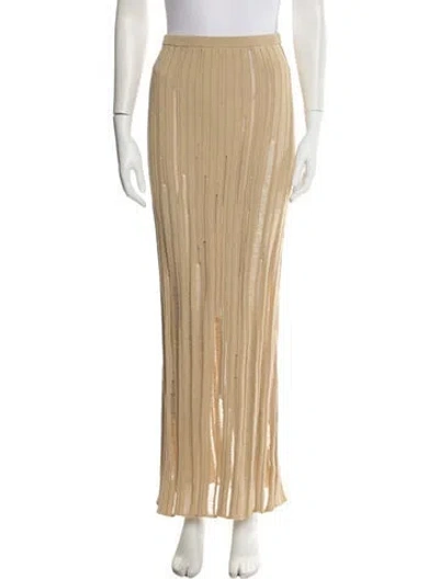 Pre-owned Aya Muse Long Skirt W/ Tags In Neutral