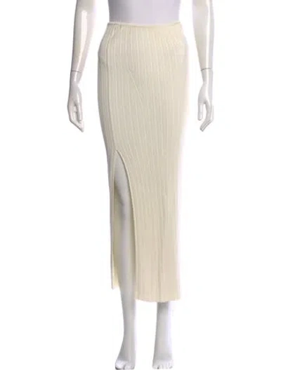 Pre-owned Aya Muse Long Skirt In Yellow