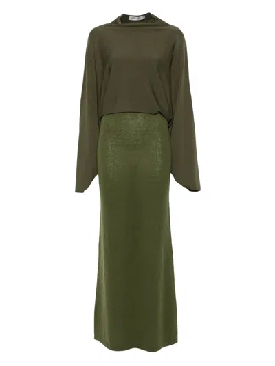 AYA MUSE LONG SLEEVE MAXI DRESS