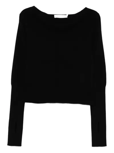 Aya Muse Long-sleeves Jumper In Black