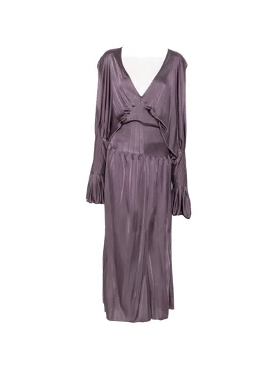 Aya Muse Luma Mazi V-neck Maxi Dress In Animal Print
