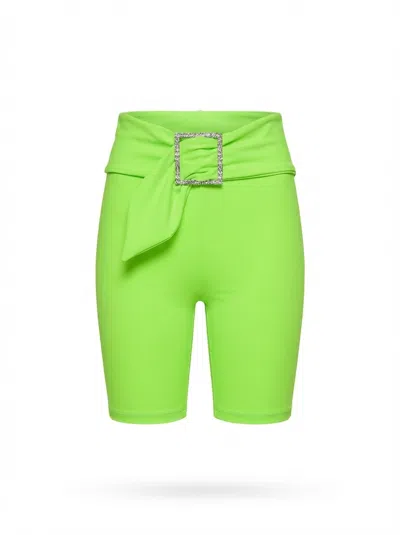 Aya Muse Lvr Exclusive Exclusive Nylon Cycling Shorts In Green