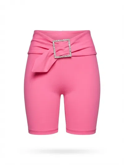 Aya Muse Lvr Exclusive Exclusive Nylon Cycling Shorts In Pink