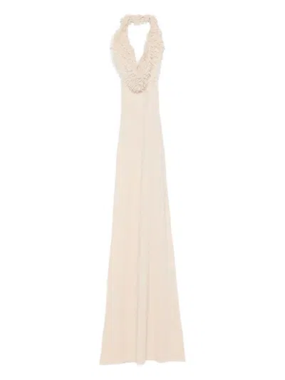 Aya Muse Maxi Dress  In Neutral