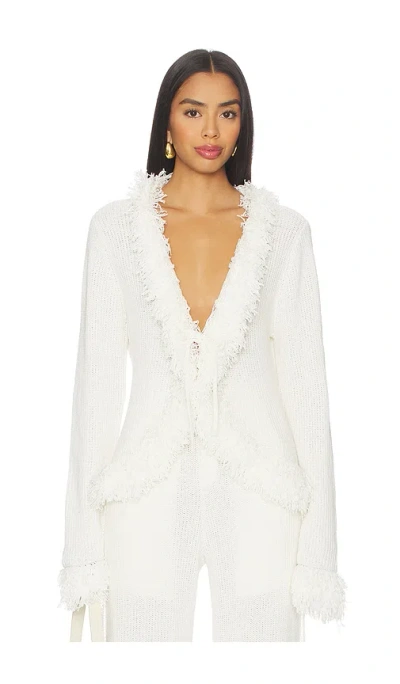 Aya Muse Mello Top In White